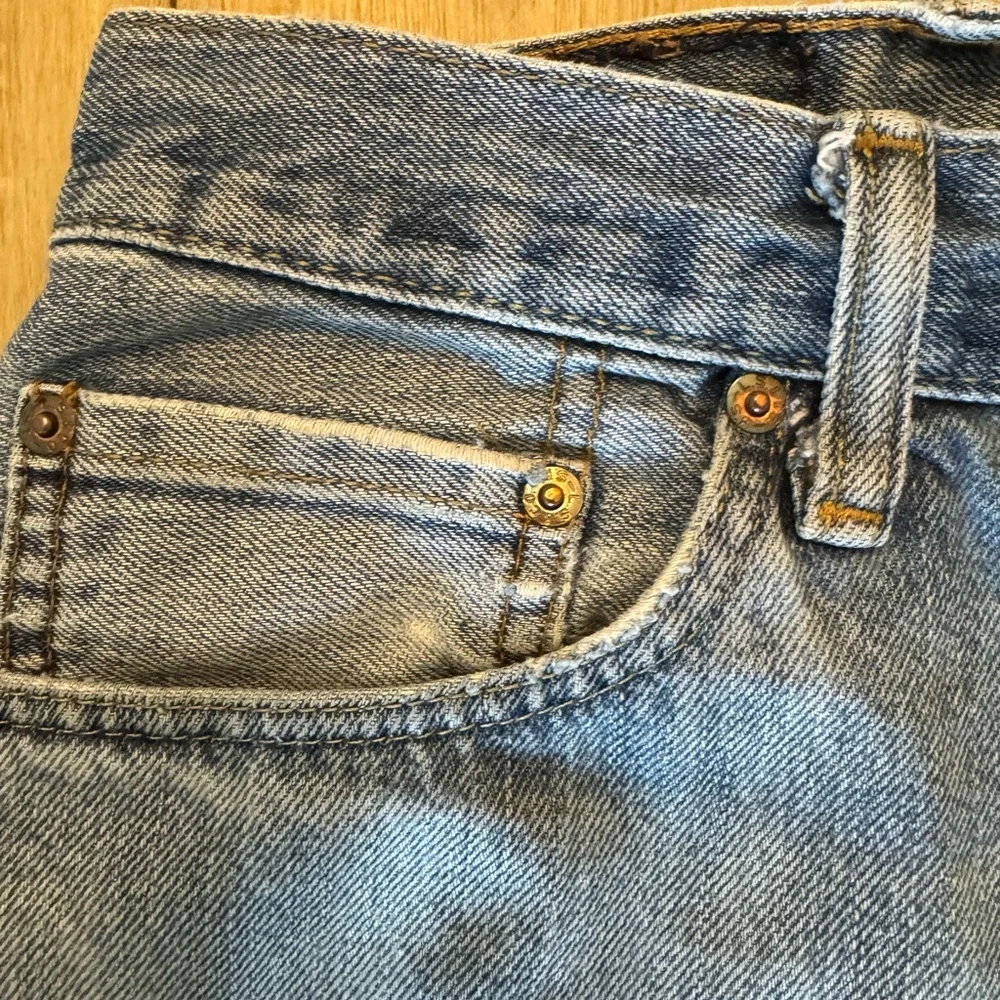Levi's 505 Blue Straight Jeans Classic Style 40x29